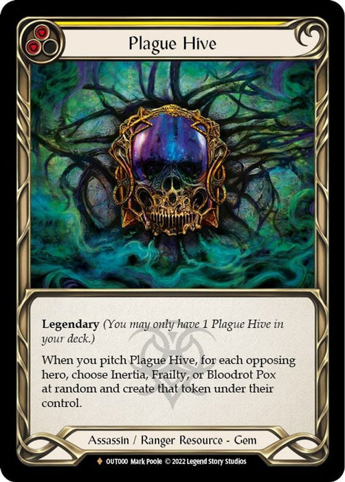 Plague Hive (#OUT000) (Outsiders) Near Mint Rainbow Foil