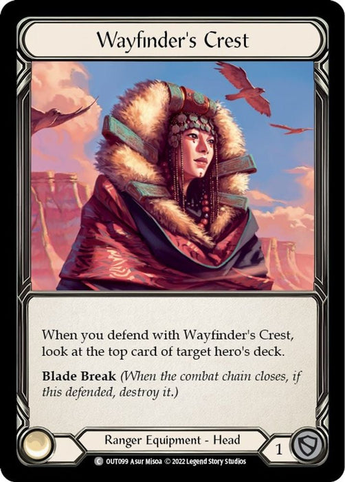 Wayfinders Crest (#OUT099) (Outsiders) Near Mint Cold Foil