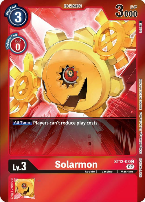 Solarmon (Event Pack 4) (#ST12-03 C) (Starter Deck 12: Jesmon) Near Mint Foil