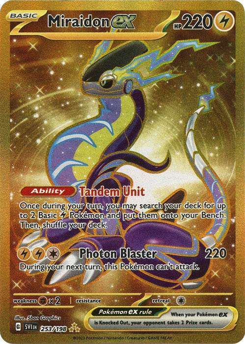 Image for Miraidon ex (253/198) [SV01: Scarlet & Violet Base Set] - Pokemon