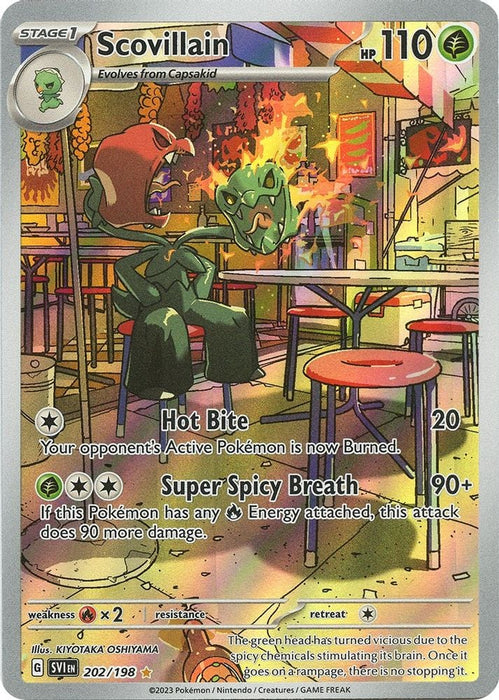 Scovillain 202 198 (#202/198) (SV01: Scarlet & Violet Base Set) Near Mint Holofoil