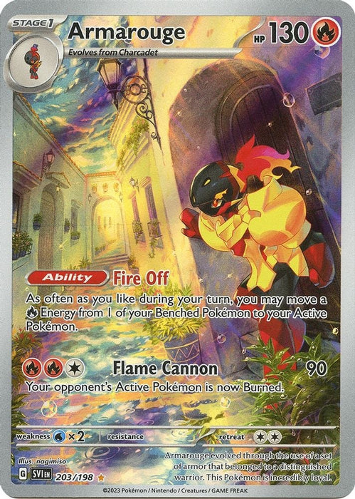 Armarouge 203 198 (#203/198) (SV01: Scarlet & Violet Base Set) Near Mint Holofoil