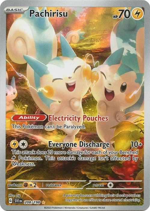 Image for Pachirisu (208/198) [SV01: Scarlet & Violet Base Set] - Pokemon