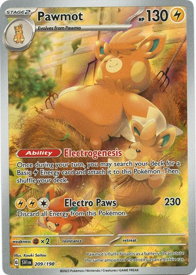 Pawmot 209 198 (#209/198) (SV01: Scarlet & Violet Base Set)