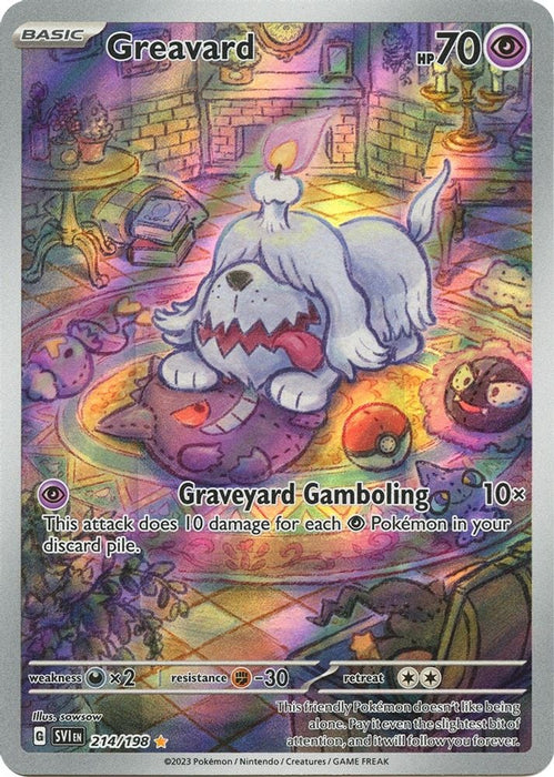 Greavard 214 198 (#214/198) (SV01: Scarlet & Violet Base Set) Near Mint Holofoil