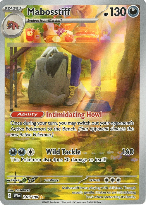 Image for Mabosstiff (218/198) [SV01: Scarlet & Violet Base Set] - Pokemon