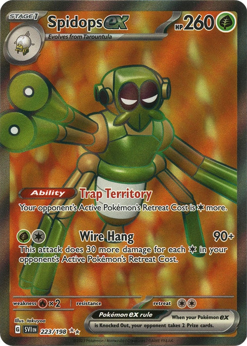 Image for Spidops ex (223/198) [SV01: Scarlet & Violet Base Set] - Pokemon