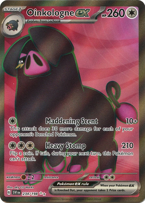 Image for Oinkologne ex (234/198) [SV01: Scarlet & Violet Base Set] - Pokemon
