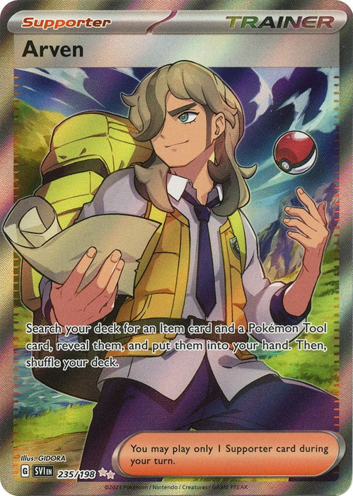 Image for Arven (235/198) [SV01: Scarlet & Violet Base Set] - Pokemon