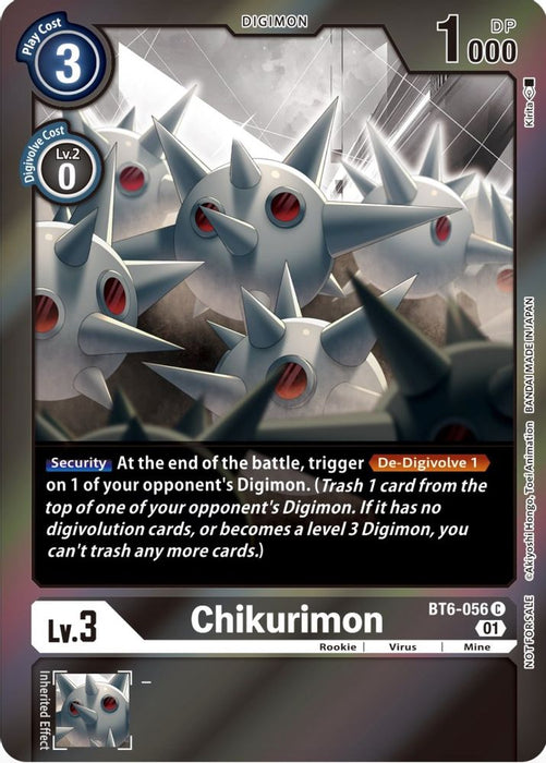 Chikurimon (Event Pack 4) (#BT6-056 C) (Double Diamond) Near Mint Foil