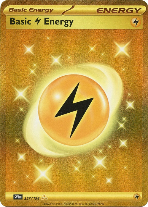 Image for Basic Lightning Energy (257/198) [SV01: Scarlet & Violet Base Set] - Pokemon