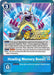 Howling Memory Boost! (Judge Pack 3) (#BT6-097 U) (Double Diamond) Near Mint Foil