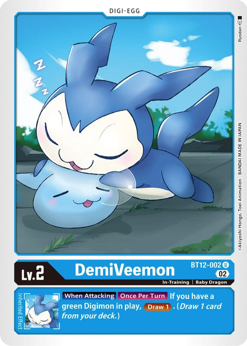 Image for DemiVeemon (BT12-002 U) - Digimon Card Game