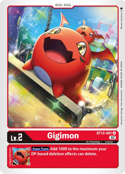 Image for Gigimon (BT12-001 U) - Digimon Card Game