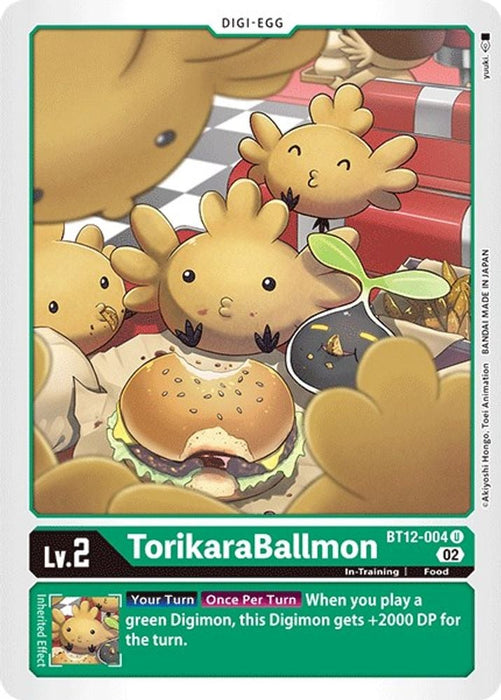 TorikaraBallmon (#BT12-004 U) (Across Time) Near Mint