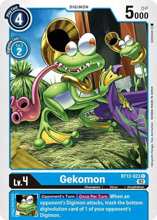 Gekomon (#BT12-023 C) (Across Time) Near Mint