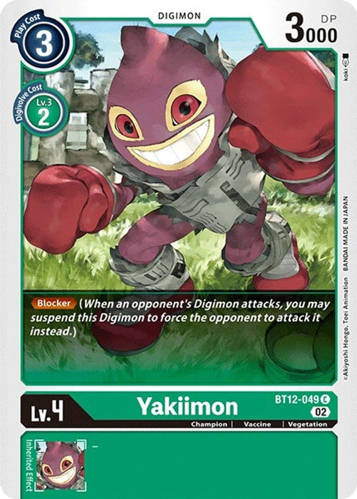 Yakiimon (#BT12-049 C) (Across Time) Near Mint