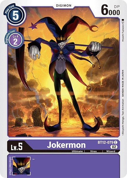 Image for Jokermon (BT12-079 C) - Digimon Card Game
