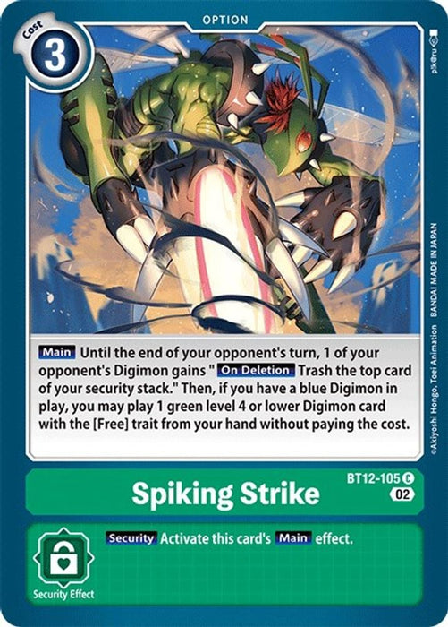 Spiking Strike (#BT12-105 C) (Across Time) Near Mint
