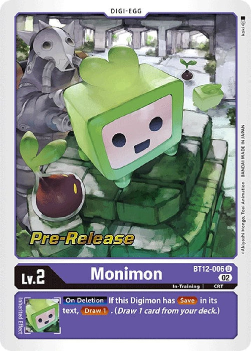 Monimon (#BT12-006 U) (Across Time Pre-Release Cards) Near Mint Foil