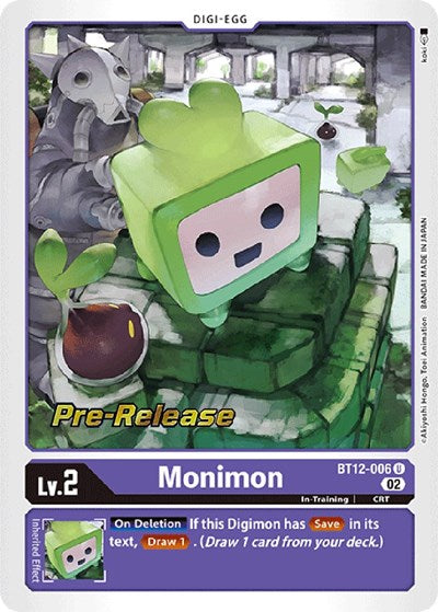 Monimon (#BT12-006 U) (Across Time Pre-Release Cards)