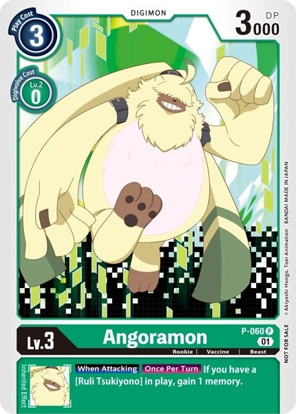 Image for Angoramon (P-060 P) - Digimon Card Game