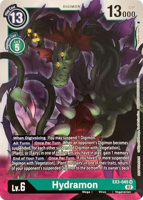 Image for Hydramon (EX3-045 SR) - Digimon Card Game