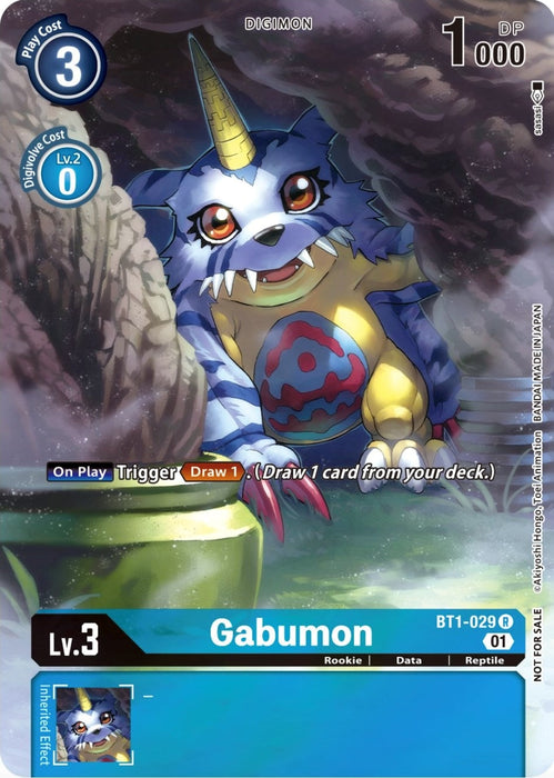 Image for Gabumon - BT1-029 (Official Tournament Pack Vol.9) (BT1-029 R) - Digimon Card Game