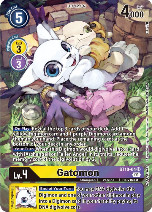 Image for Gatomon (Official Tournament Pack Vol.9) (ST10-04 SR) - Digimon Card Game