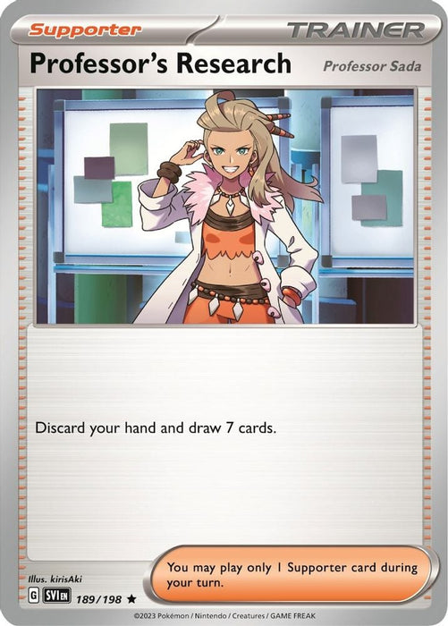 Professor's Research [Professor Sada] - 189/198 (Non-Holo) (#189/198) (Deck Exclusives) Near Mint