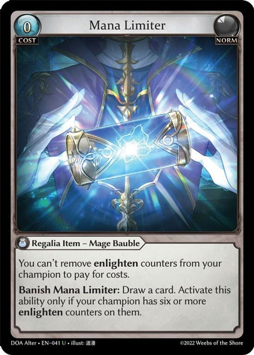 Mana Limiter (#041) (Dawn of Ashes Alter Edition) Near Mint Foil