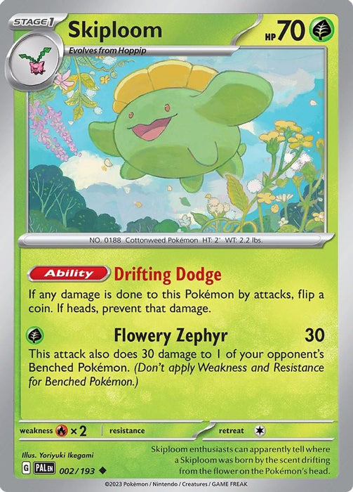 Skiploom (#002/193) (SV02: Paldea Evolved)
