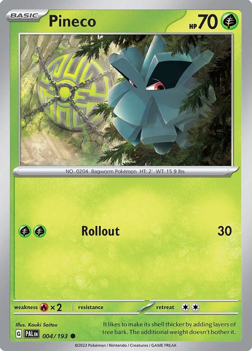 Pineco (#004/193) (SV02: Paldea Evolved)