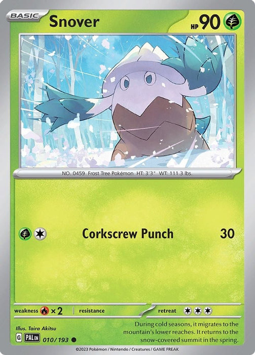 Snover (#010/193) (SV02: Paldea Evolved)
