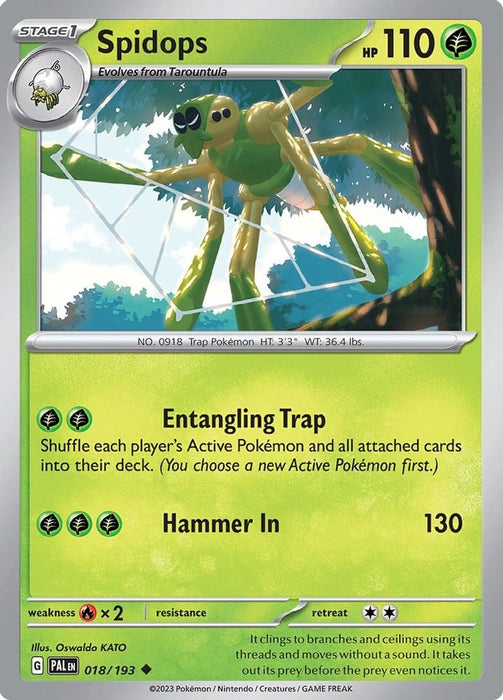 Spidops (#018/193) (SV02: Paldea Evolved)