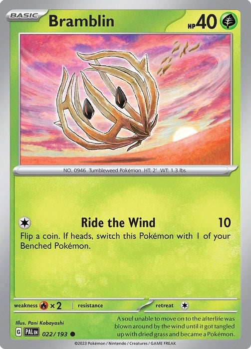 Bramblin 022 193 (#022/193) (SV02: Paldea Evolved)