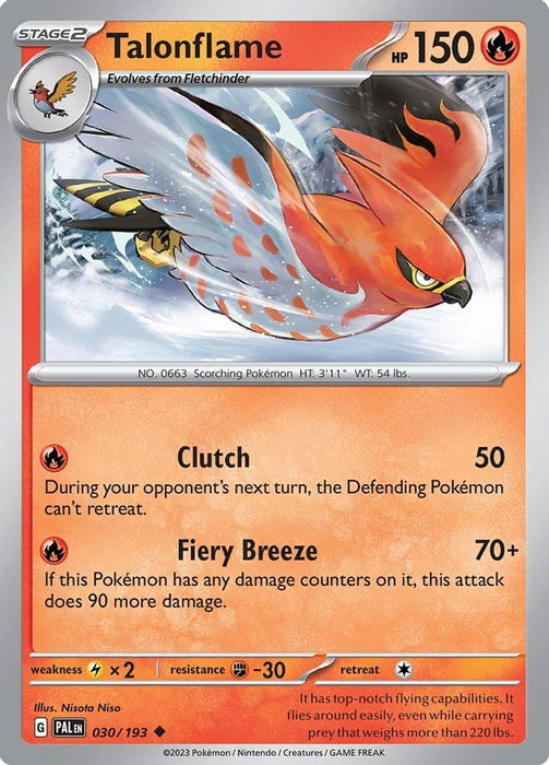 Talonflame (#030/193) (SV02: Paldea Evolved)