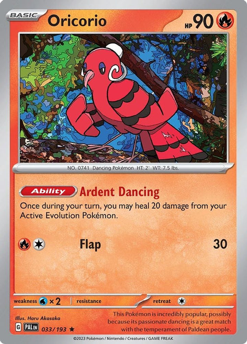 Oricorio (#033/193) (SV02: Paldea Evolved)