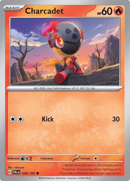 Charcadet 038 193 (#038/193) (SV02: Paldea Evolved)