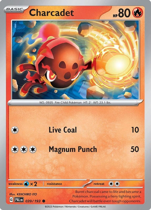 Charcadet 039 193 (#039/193) (SV02: Paldea Evolved)