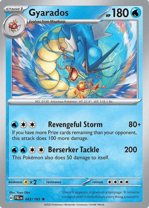 Gyarados (#043/193) (SV02: Paldea Evolved)