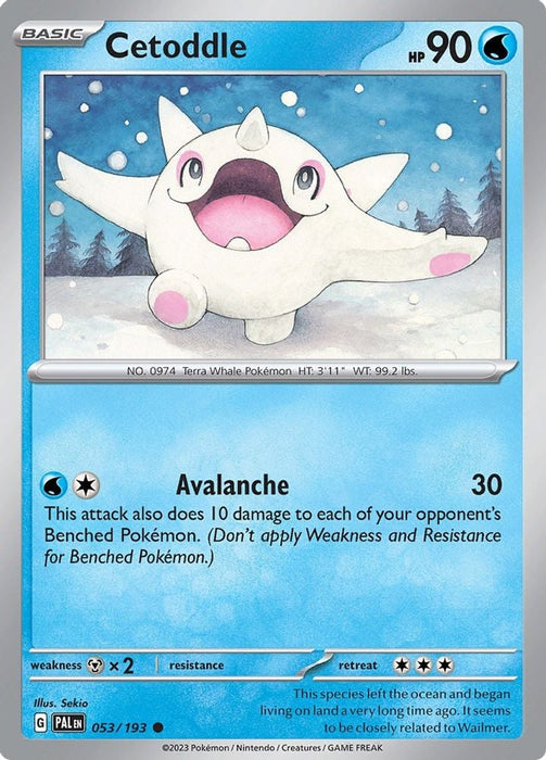 Cetoddle 053 193 (#053/193) (SV02: Paldea Evolved)