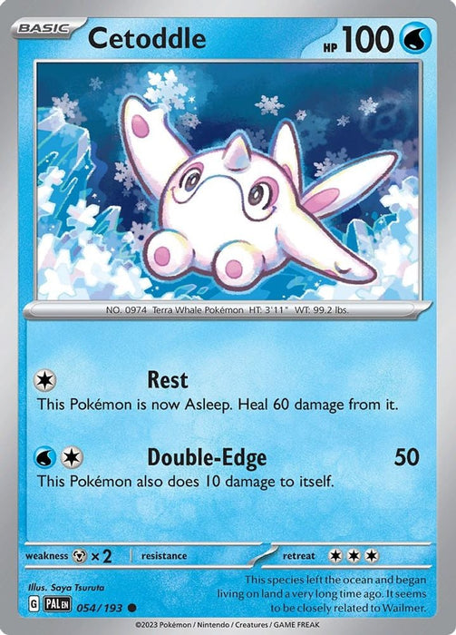 Cetoddle 054 193 (#054/193) (SV02: Paldea Evolved)