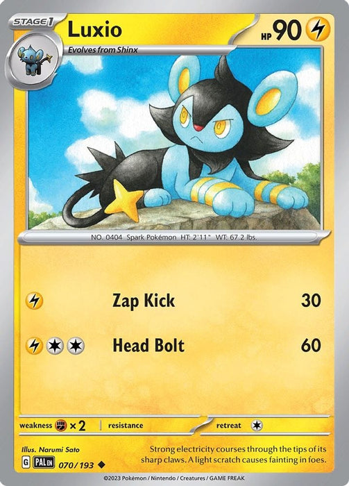 Luxio (#070/193) (SV02: Paldea Evolved)
