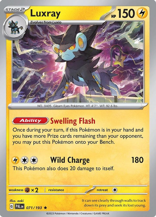 Luxray (#071/193) (SV02: Paldea Evolved)