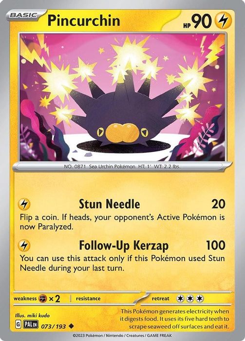 Pincurchin 073 193 (#073/193) (SV02: Paldea Evolved)