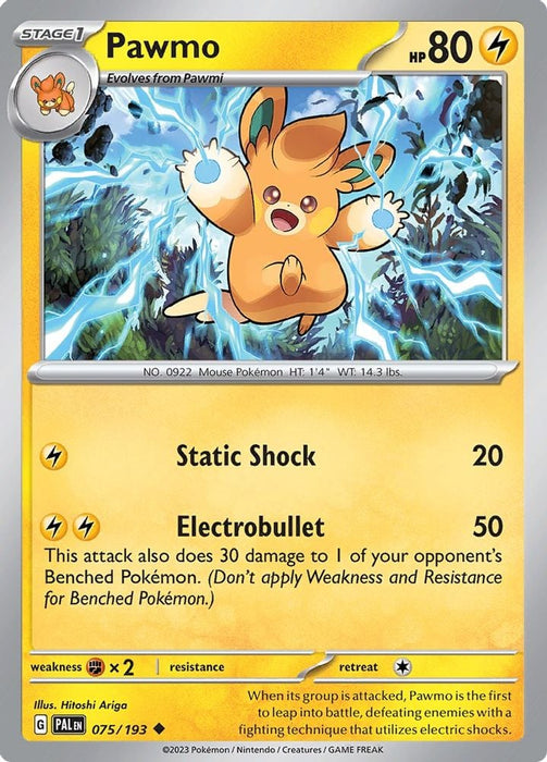 Pawmo (#075/193) (SV02: Paldea Evolved)