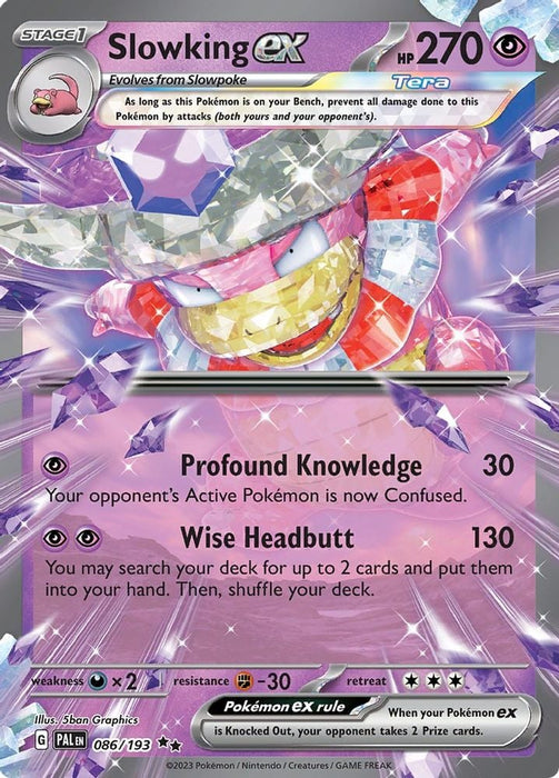Slowking ex 086 193 (#086/193) (SV02: Paldea Evolved)
