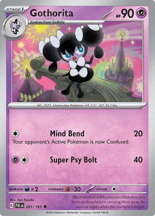 Gothorita 091 193 (#091/193) (SV02: Paldea Evolved)