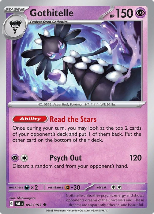 Gothitelle (#092/193) (SV02: Paldea Evolved)